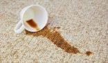 tea and coffee stains on carpet