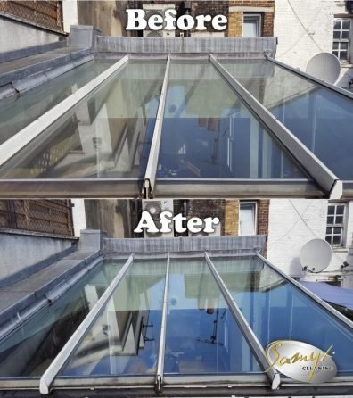 Before and after comparison of our professional cleaning services in South Kensington, SW7