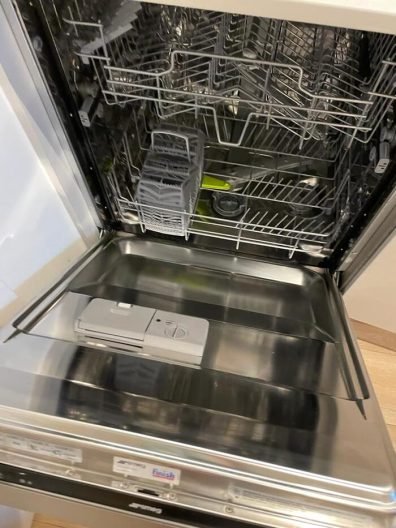 Spotless dishwasher interior after end of tenancy cleaning in Ealing, W5