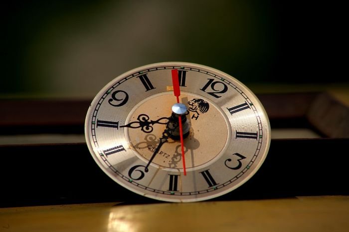 Clock face symbolizing the importance of time management for cleaners