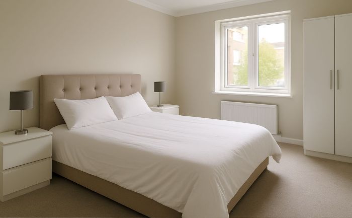Cleaning Standards That Speed Up Tenant Transitions 4 Professionally cleaned London bedroom with consistent finishes ready for faster tenant transitions.