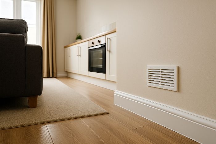 Cleaning Standards That Speed Up Tenant Transitions 3 Bright, clean London living room showing viewing-ready finishes for faster tenant transitions.